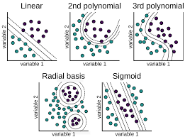 SVM kernel types overview
