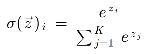 SoftMax formula visualization