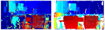 Depth enhancement: before and after processing