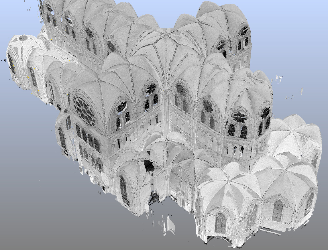 Faro LiDAR scan of a cathedral